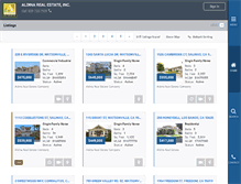 Tablet Screenshot of aldinarealestate.com